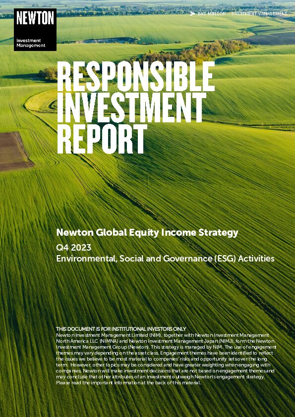 US RI report Global Equity Income