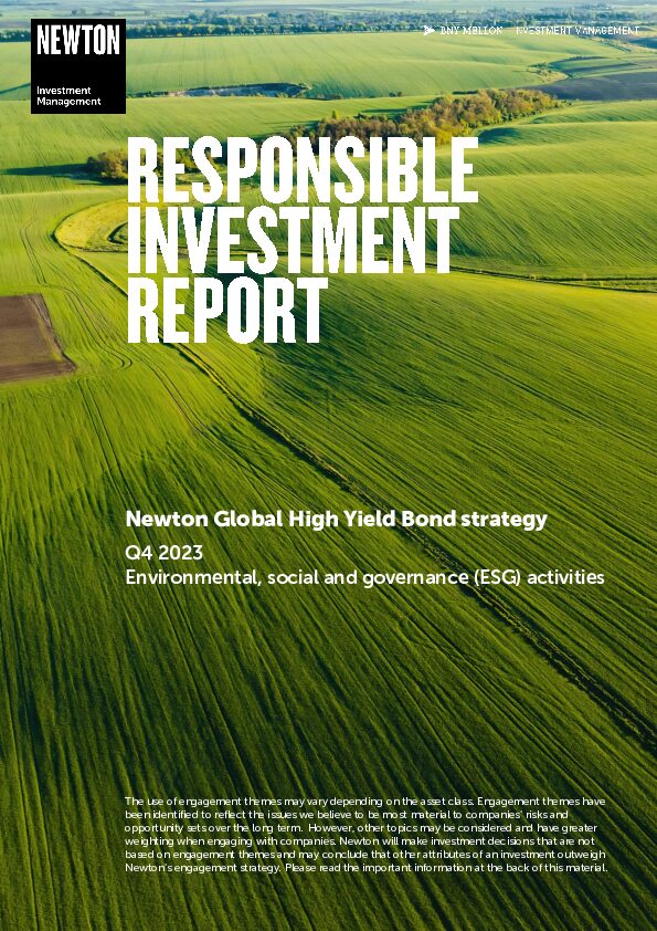 RI report Global High Yield Bond