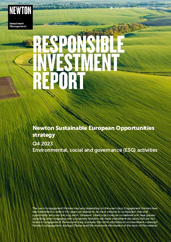 RI report Sustainable European Opportunities